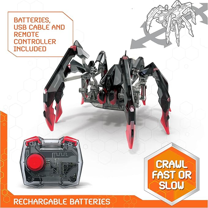 HEXBUG Remote Control Black Widow Spider