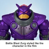 Imaginext and Disney Buzz Lightyear - Battle Blast Zurg Space Robot Action Figure