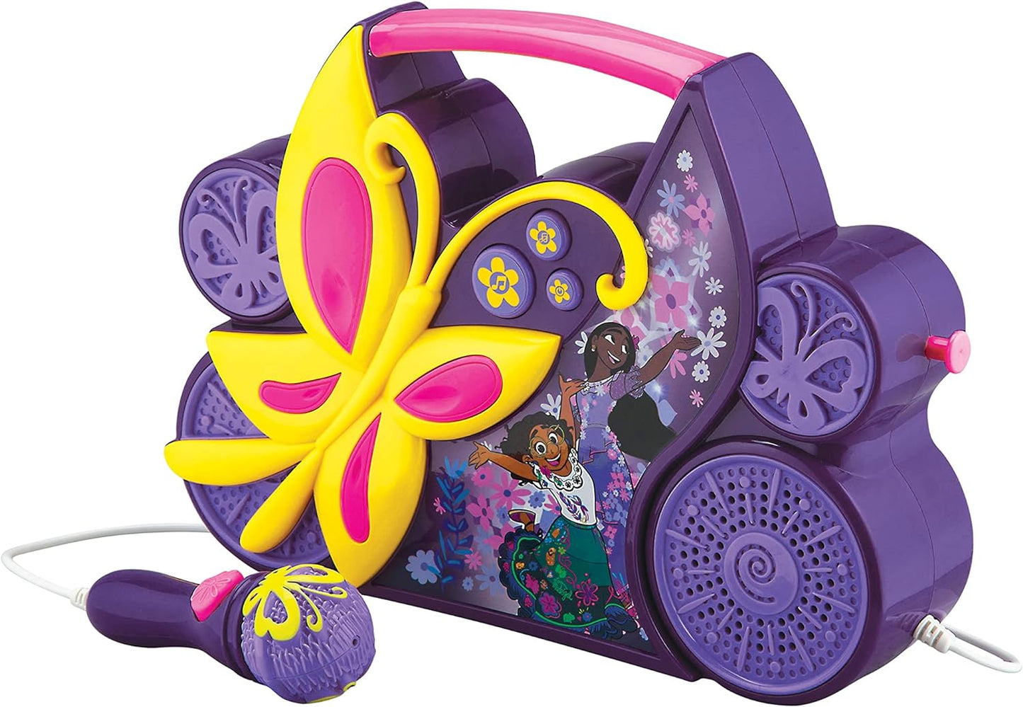 eKids Disney Encanto Sing Along Boom Box Speaker with Microphone