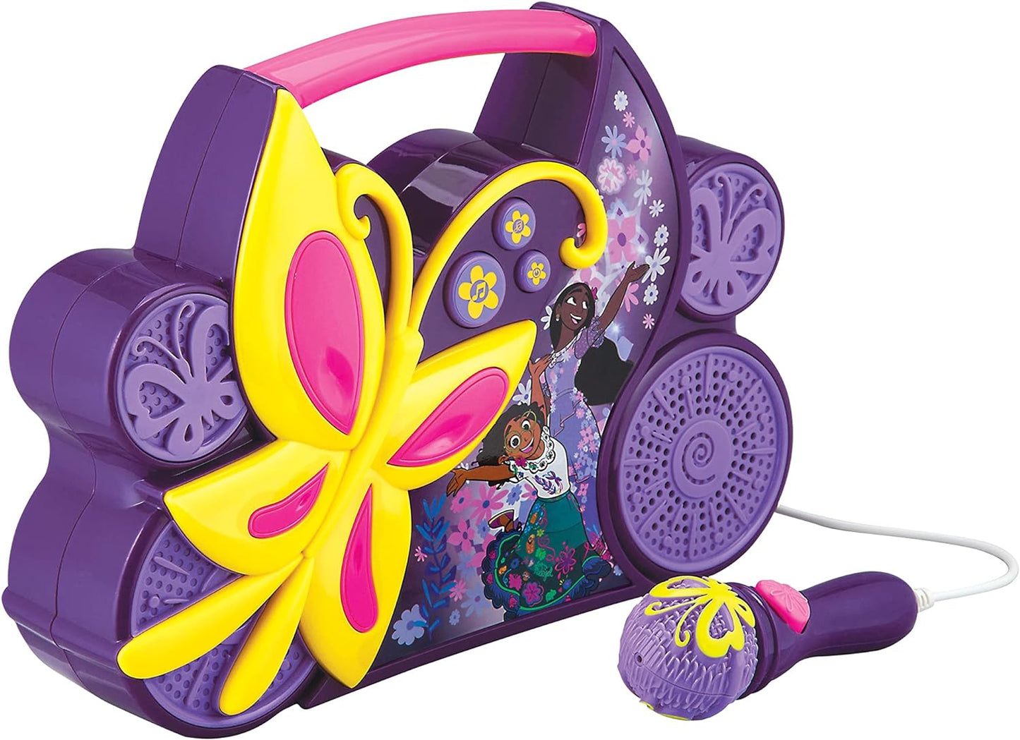 eKids Disney Encanto Sing Along Boom Box Speaker with Microphone