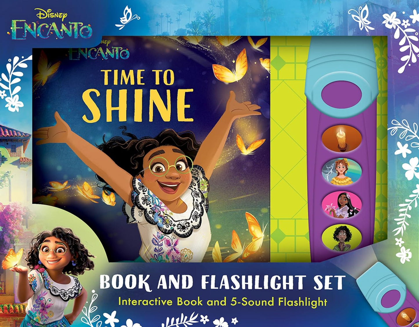 Disney Encanto: Time to Shine Book and 5-Sound Flashlight Set, (Paperback)