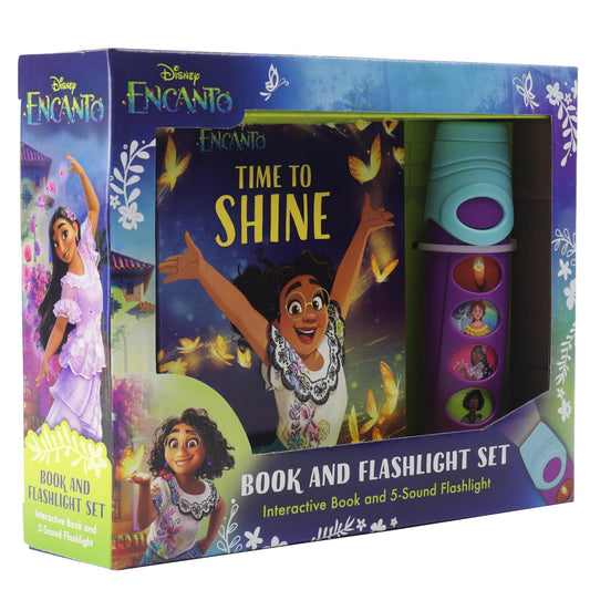 Disney Encanto: Time to Shine Book and 5-Sound Flashlight Set, (Paperback)