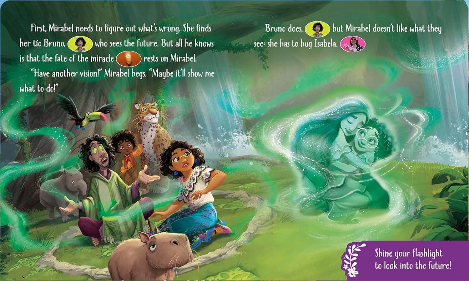 Disney Encanto: Time to Shine Book and 5-Sound Flashlight Set, (Paperback)
