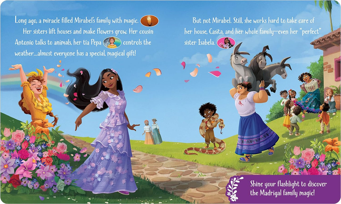 Disney Encanto: Time to Shine Book and 5-Sound Flashlight Set, (Paperback)