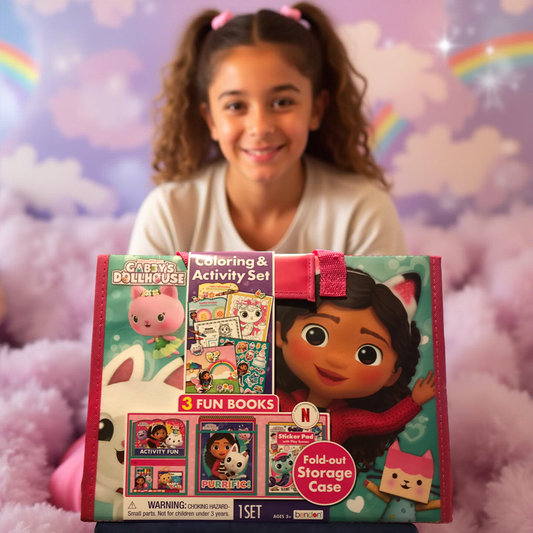 DreamWorks Gabby’s Dollhouse Coloring & Activity Set