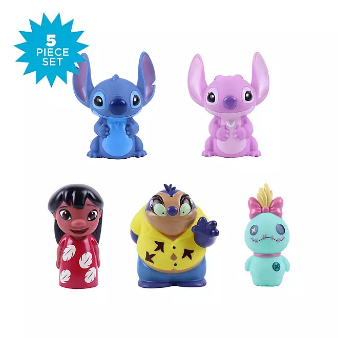 Disney Stitch 5 Piece Bath Squirter Set