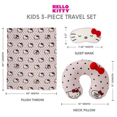 Kids Hello Kitty 3 pc Travel Set