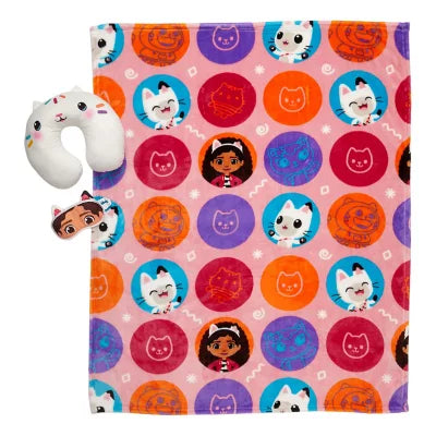 Gabby’s Dollhouse Kids 3 Piece Character Travel Set