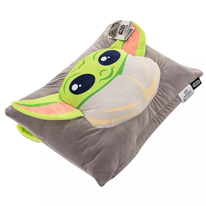 The Child Mandalorian 2 pc Pillow Pocket Throw Set
