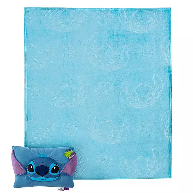 Stitch Stitcharama 2 pc Pillow Pocket Throw Set
