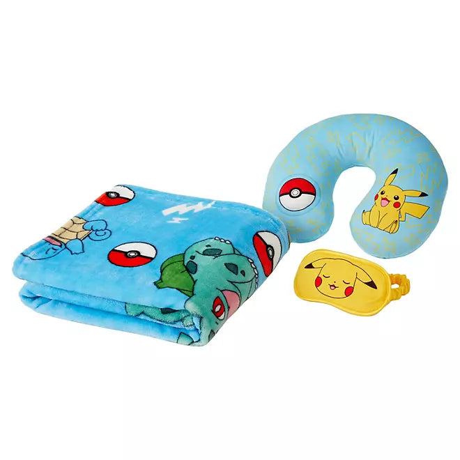 Kids Pokémon 3 Piece Character Travel Set