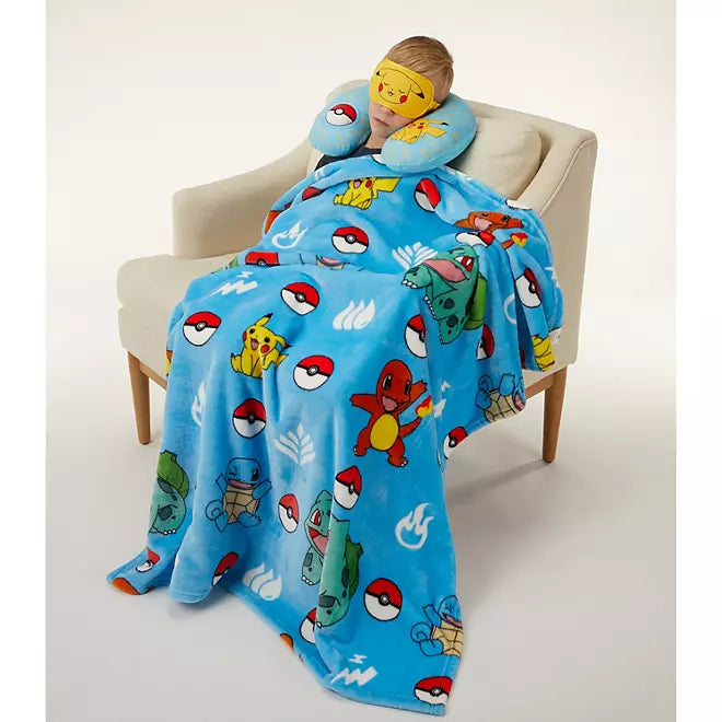 Kids Pokémon 3 Piece Character Travel Set