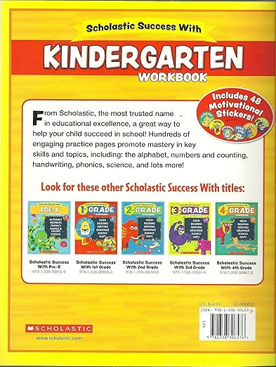 Scholastic Success with Kindergarten Workbook