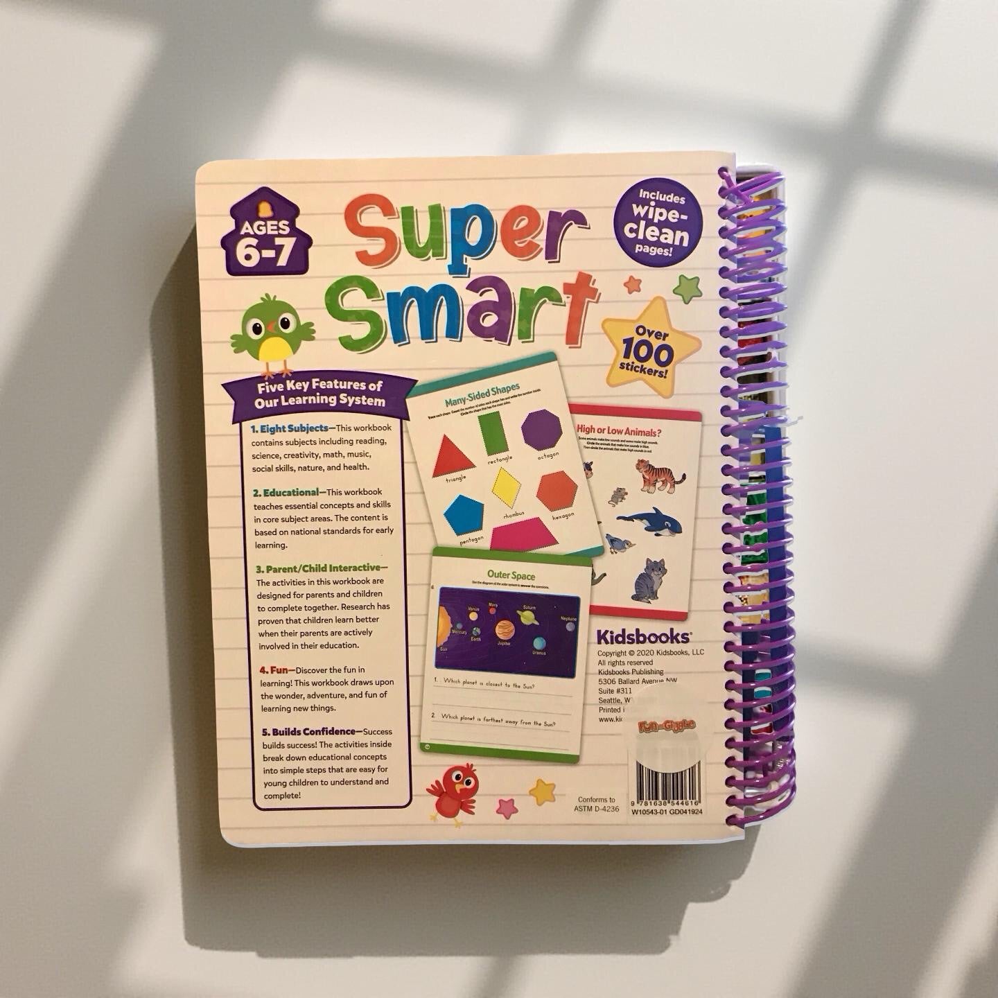 Super Smart First Grade Workbook