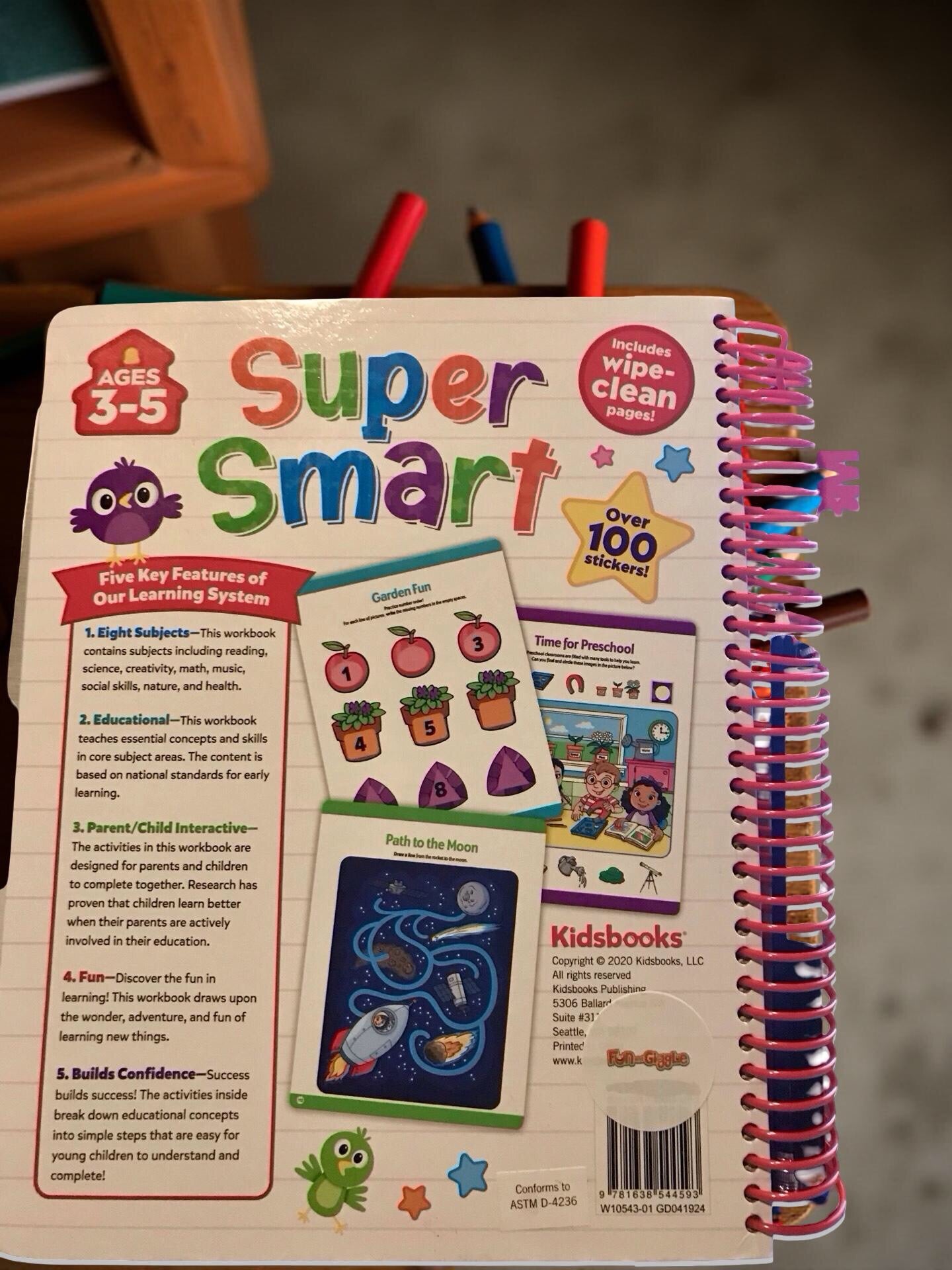 Super Smart PreSchooler WorkBook