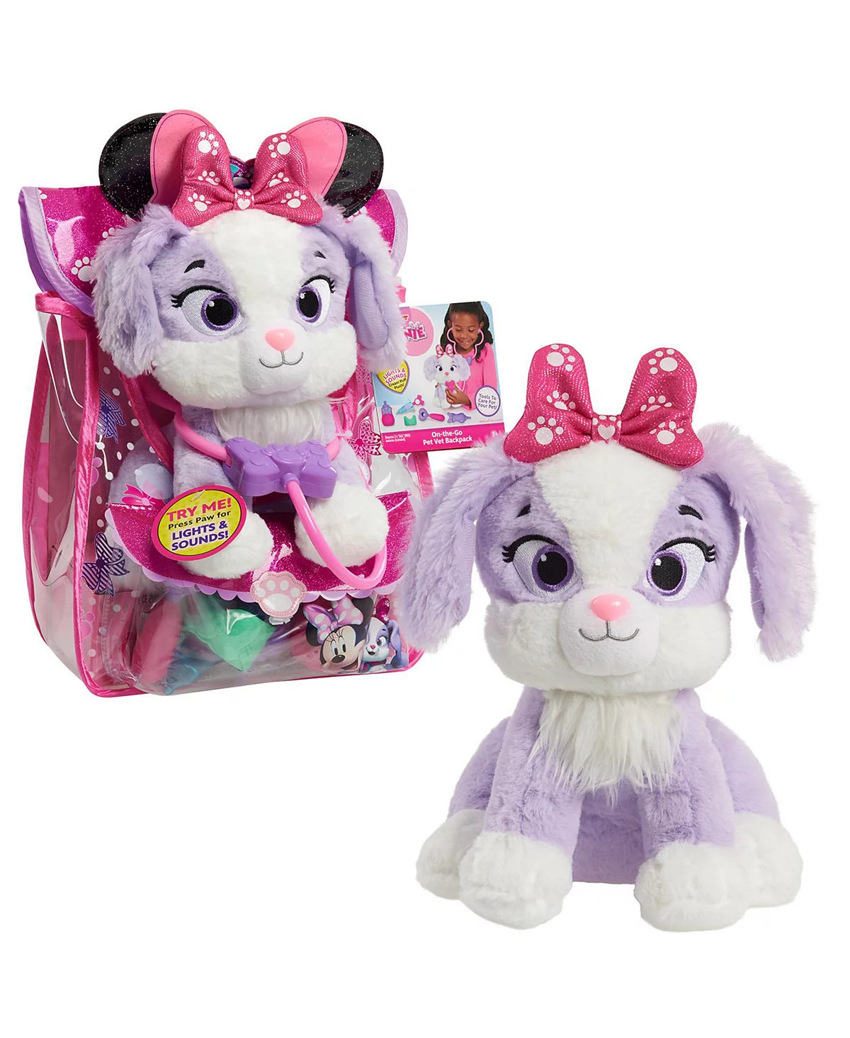 Disney Junior Minnie On-The-Go Pet Vet Backpack