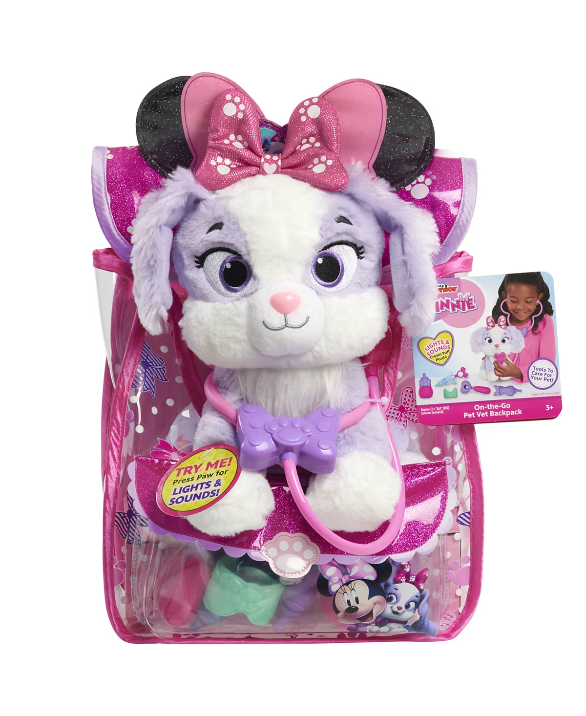 Disney Junior Minnie On-The-Go Pet Vet Backpack