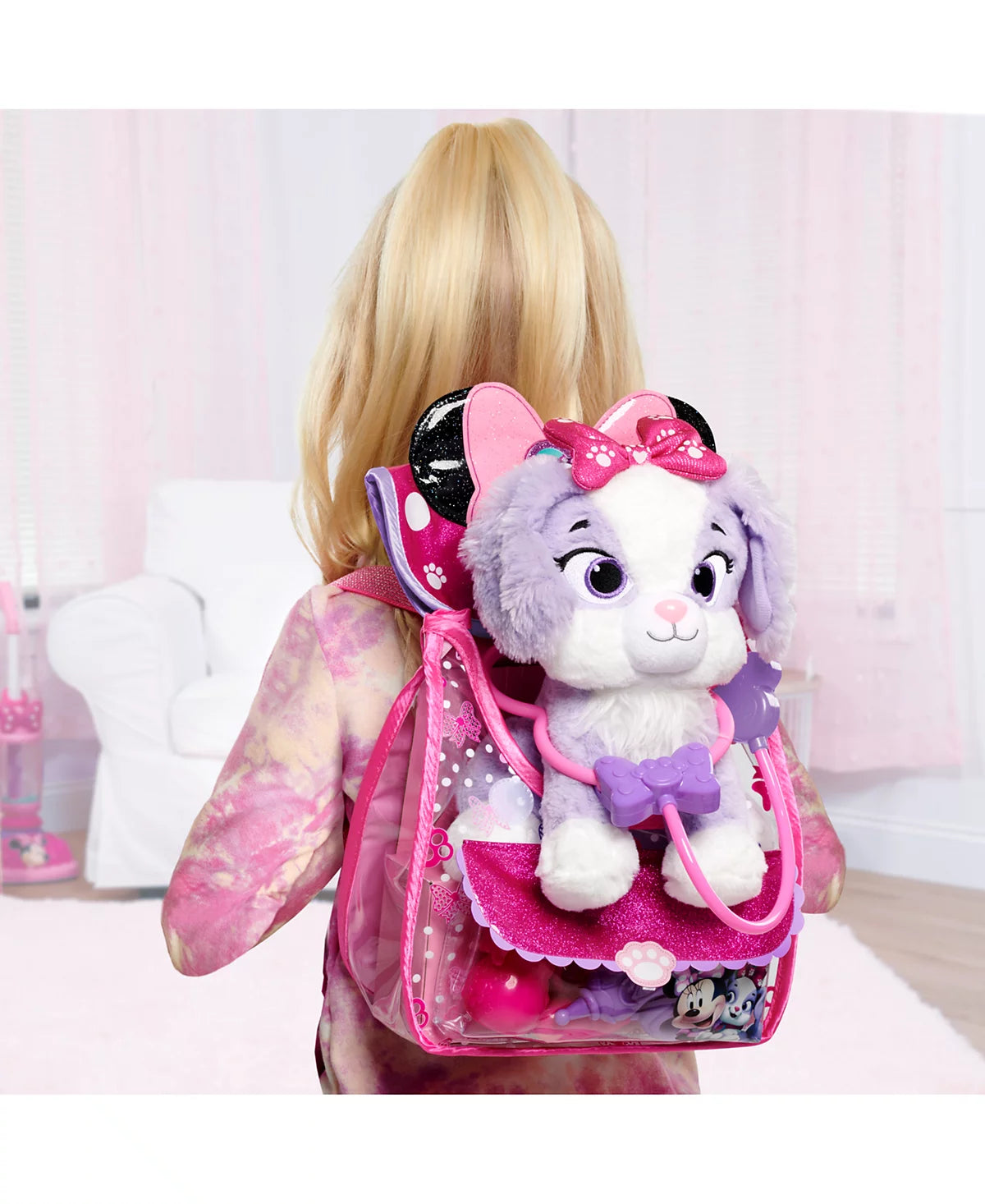 Disney Junior Minnie On-The-Go Pet Vet Backpack