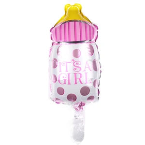 Baby Girl Bottle Shape Foil Balloon