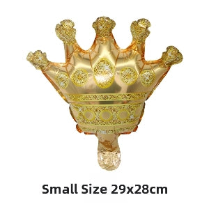 Gold Crown Balloon