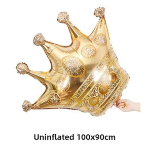 Gold Crown Balloon