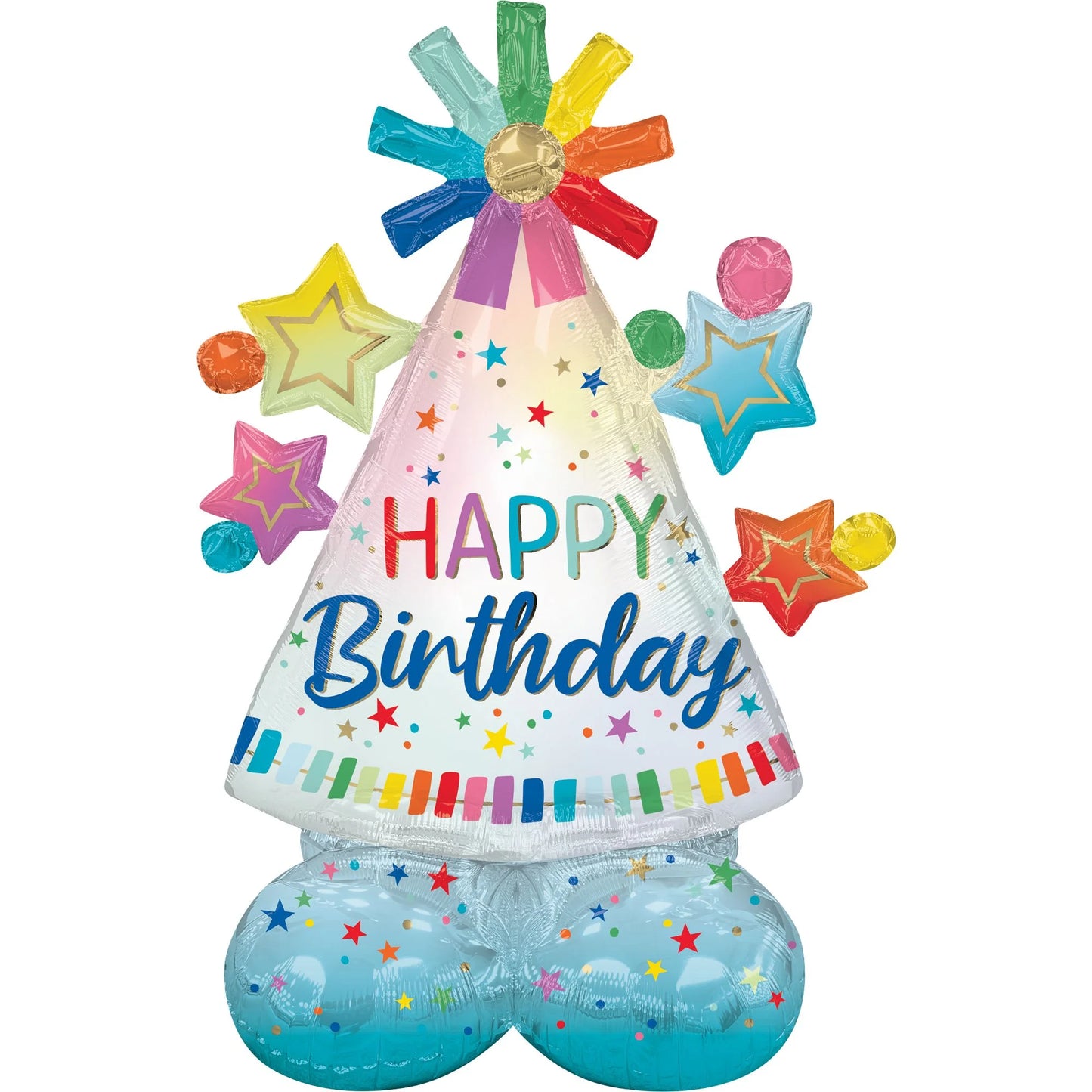 Happy Birthday Party Hat Balloon