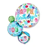 28 Inch Happy Birthday Balloon Set