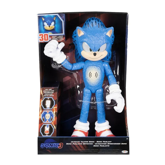 Sonic The Hedgehog Ultimate Talking Sonic 30+ Phrases, Lights and Sound