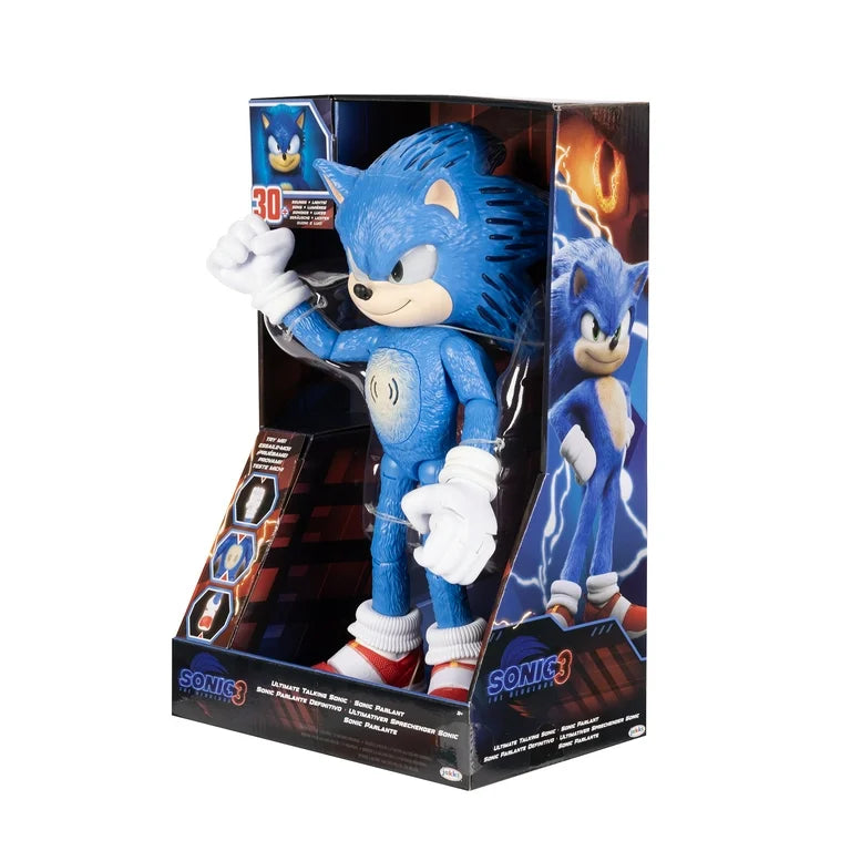 Sonic The Hedgehog Ultimate Talking Sonic 30+ Phrases, Lights and Sound