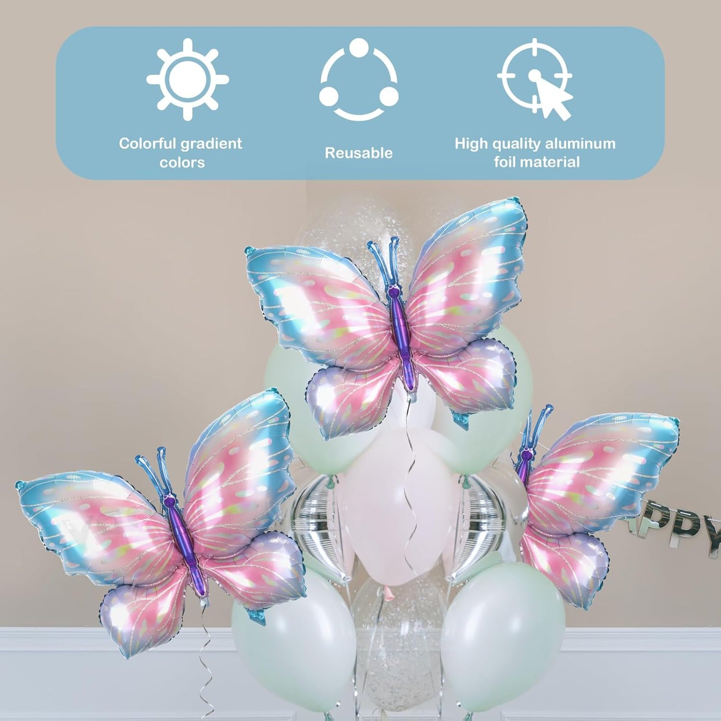 Giant Butterfly Balloon 38 inch