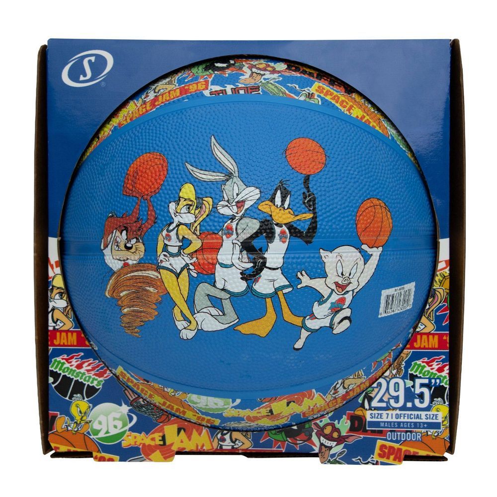 Spalding Space Jam Rubber 29.5 Basketball