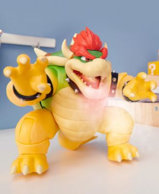 SUPER MARIO 7" Bowser Figure with Fire Breathing Effect