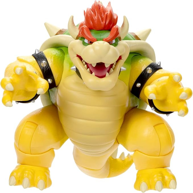 SUPER MARIO 7" Bowser Figure with Fire Breathing Effect