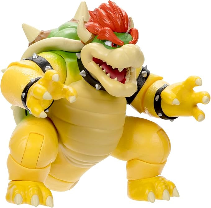 SUPER MARIO 7" Bowser Figure with Fire Breathing Effect