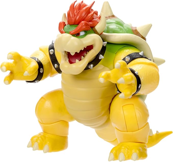 SUPER MARIO 7" Bowser Figure with Fire Breathing Effect