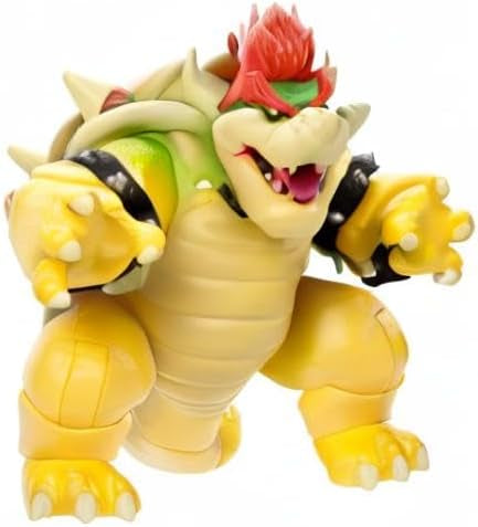 SUPER MARIO 7" Bowser Figure with Fire Breathing Effect