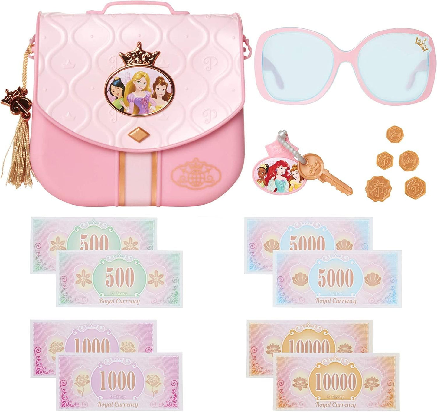 Disney Princess 18-Piece Style Collection Travel Purse Set