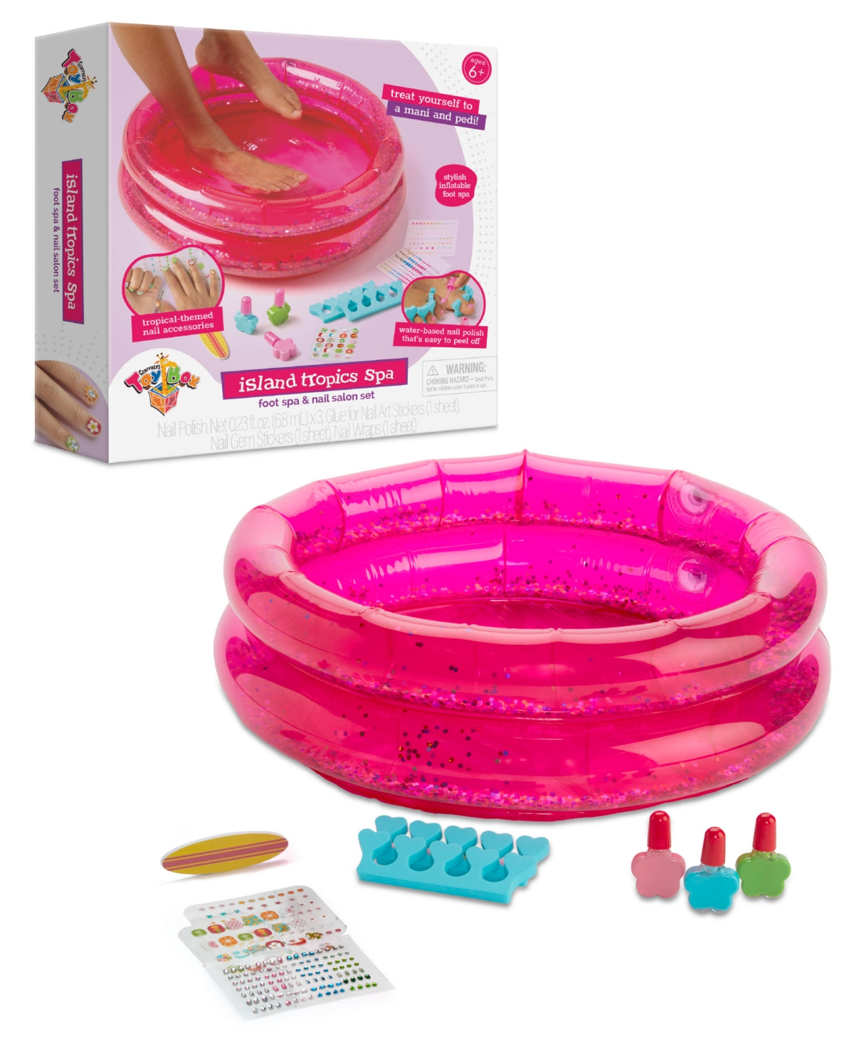 Island Tropics Foot Spa Nail Salon Kit