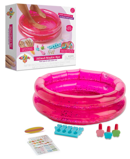 Island Tropics Foot Spa Nail Salon Kit