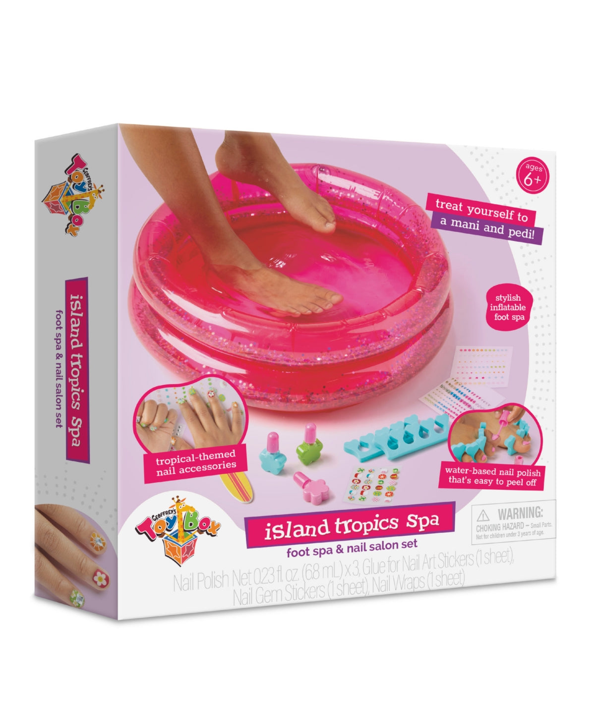 Island Tropics Foot Spa Nail Salon Kit