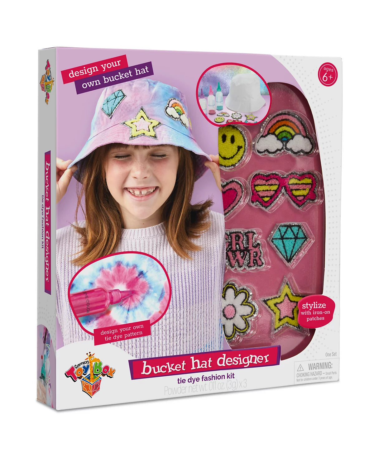 Geoffrey’s Toy Box Bucket Hat Tie Dye Fashion Kit