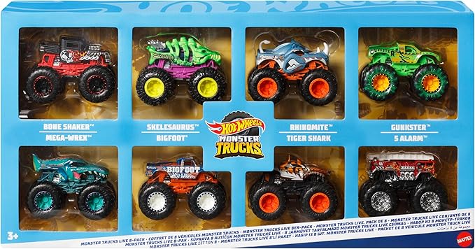 Hot Wheels Monster Trucks 8 Pack