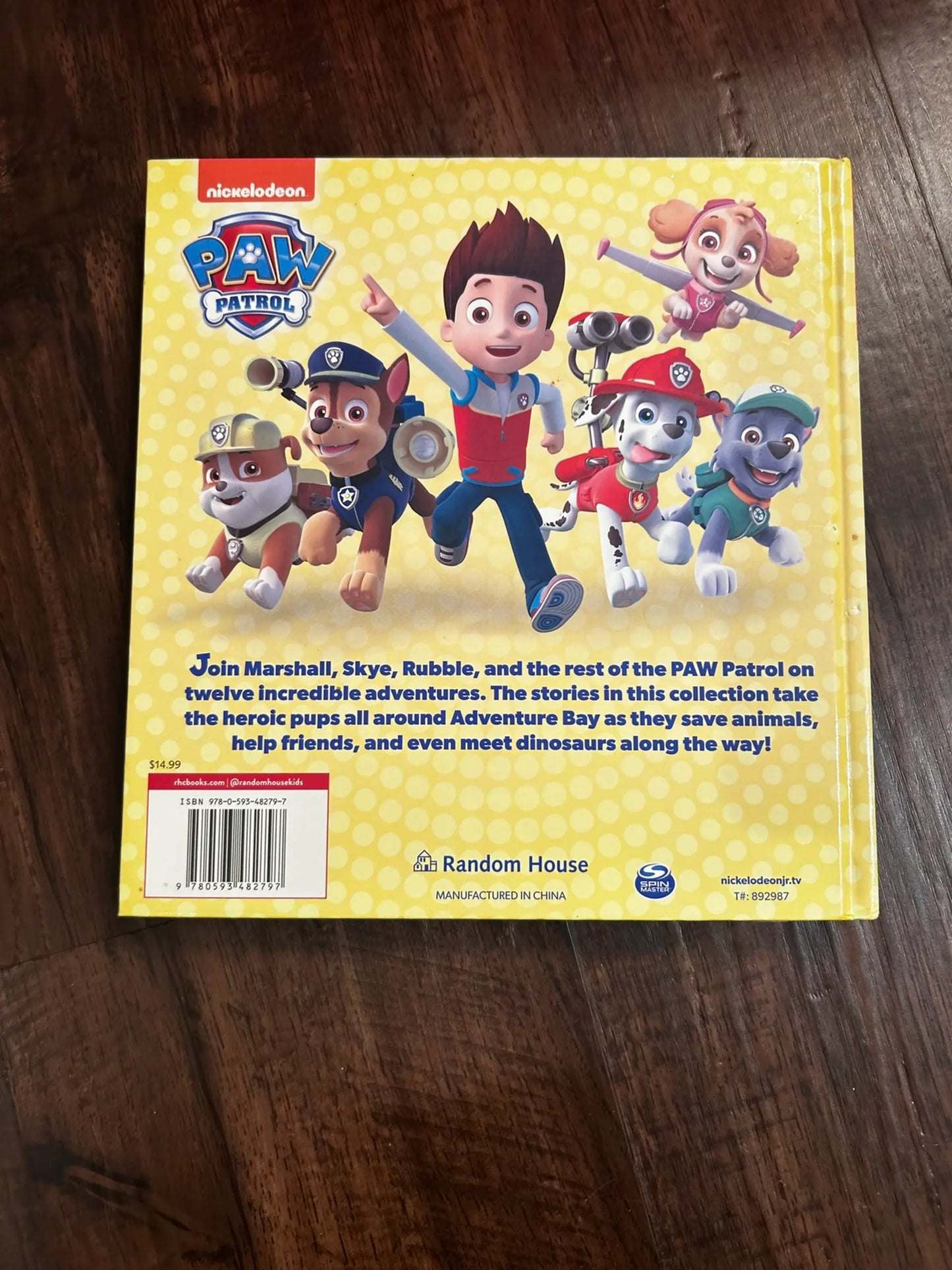 Paw Patrol Stories To Share Book (Hardcover)