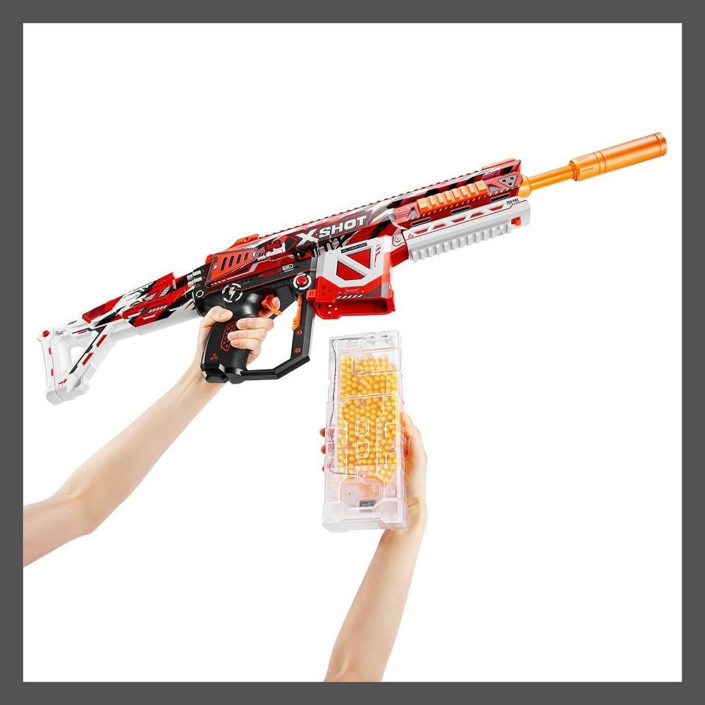 X-Shot Hyper Gel Large Blaster 20000 Pellets Rechargeable Battery Motorized