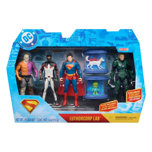 4-Pack DC Comics Superman TRGX Action Figure Set 6"