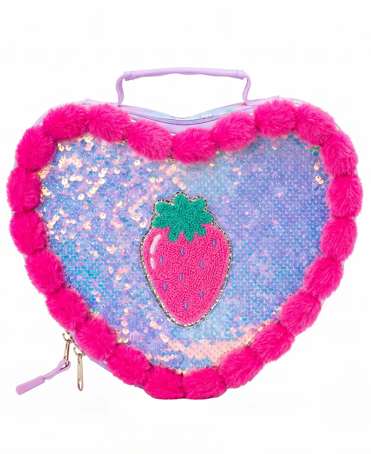 Rainbow Sugar Girls' Backpack, Calculator Charm and Lunch Bag, 3-Piece Set