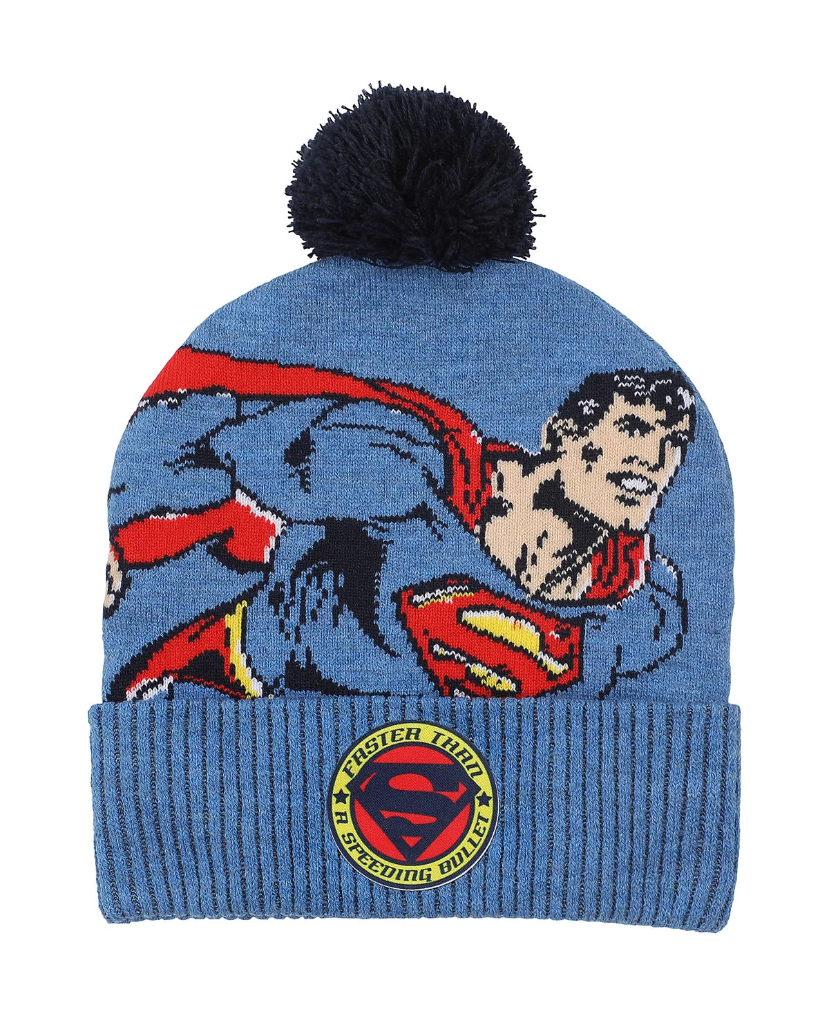Superman Big Boys' Hat and Gloves, 2-Piece Set