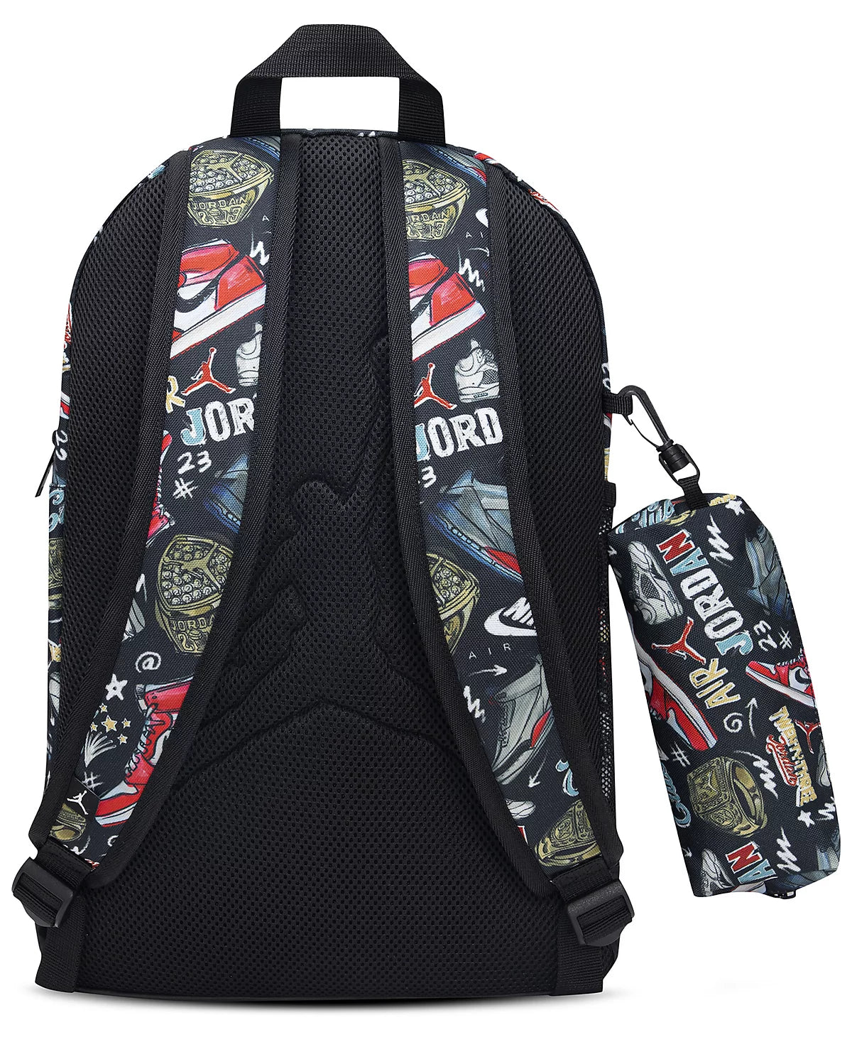 Jordan Kids' Air Raid Backpack (Black & Red)