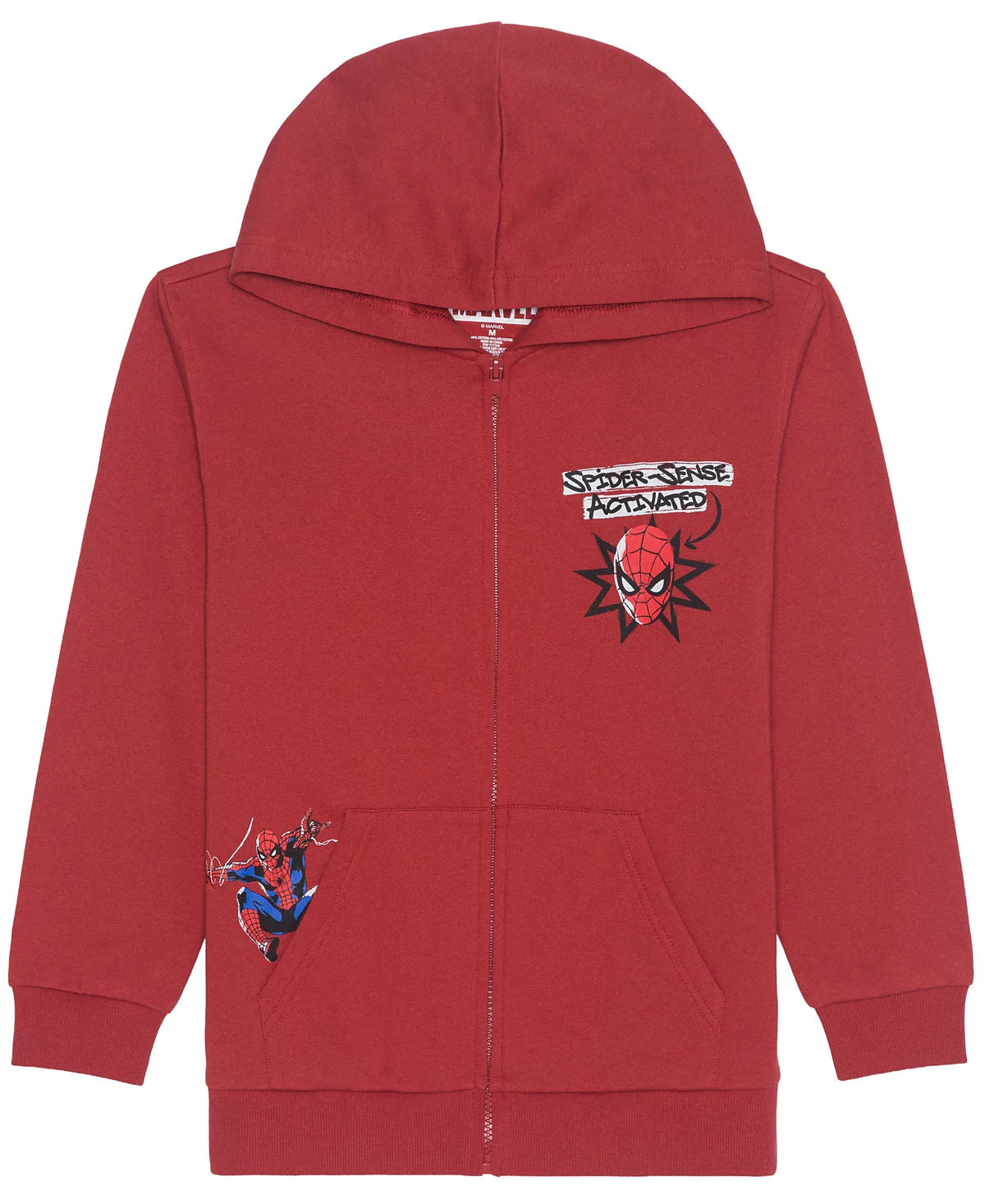 Spider-Man Boys Printed Hooded Sweatshirt