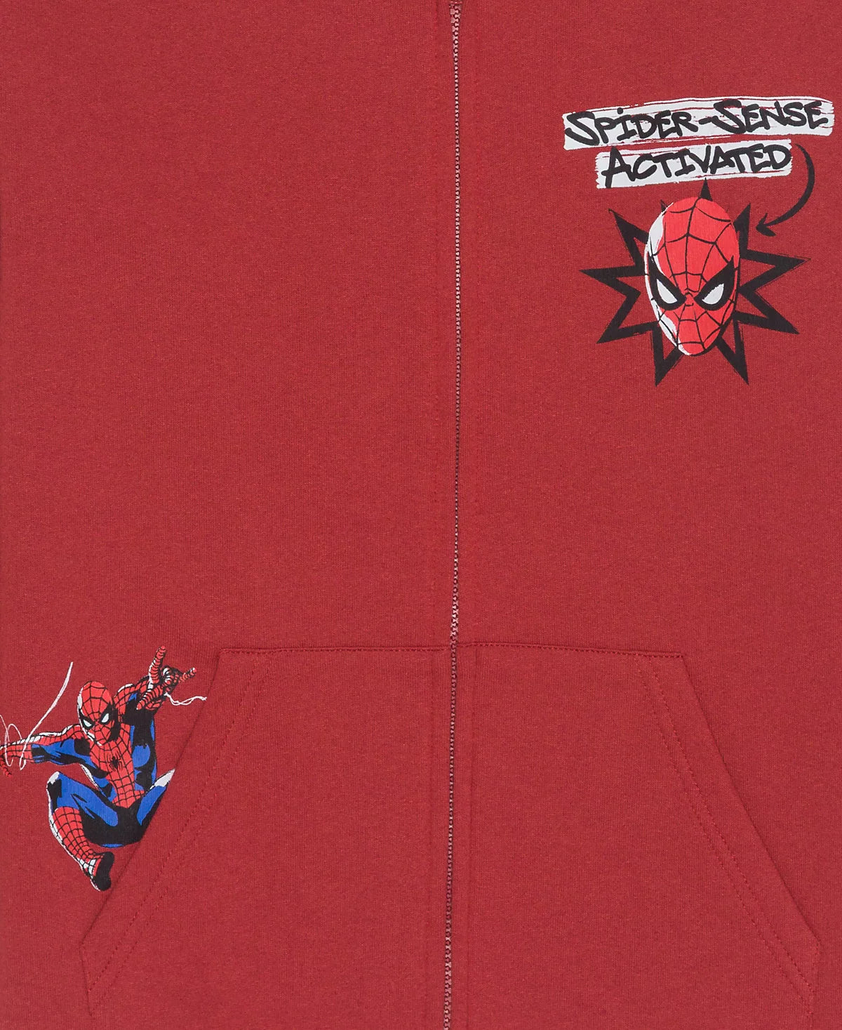Spider-Man Boys Printed Hooded Sweatshirt